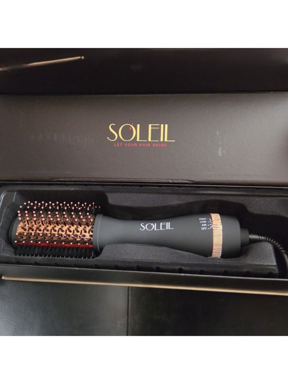 Soleil 2" Infrared Blowout Brush Professional Volumizing Styler Hair Tool NIB